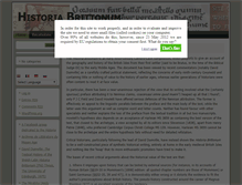 Tablet Screenshot of historiabrittonum.net